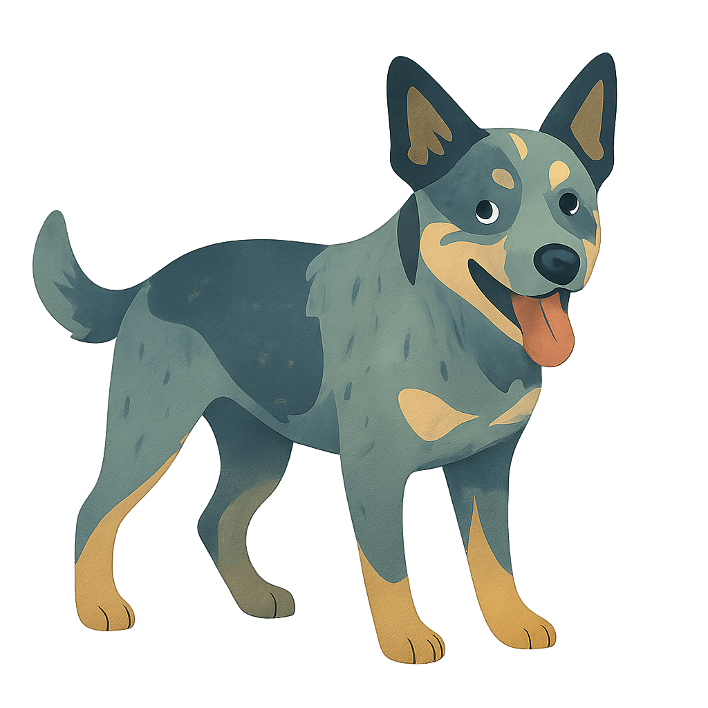 A trusty blue heeler, the Brand Drover A trusty blue heeler, the Brand Drover
