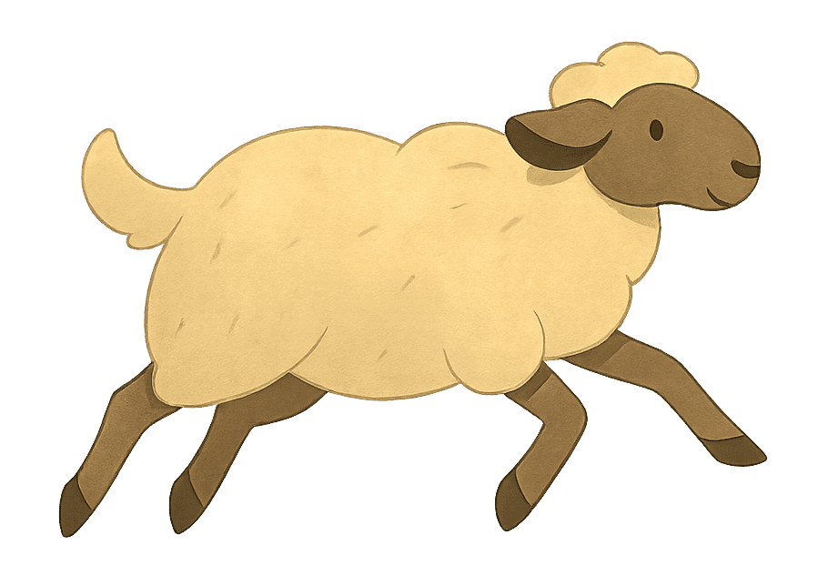 Sheep illustration Sheep illustration